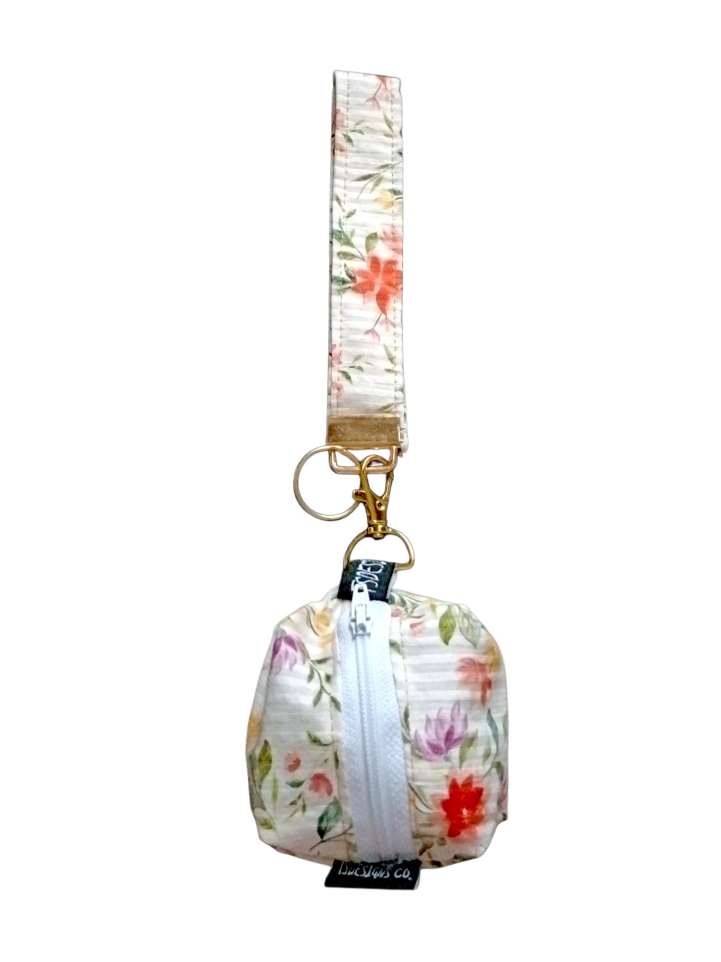 KEY WRISTLET + MINI COIN BAG | Spring Floral