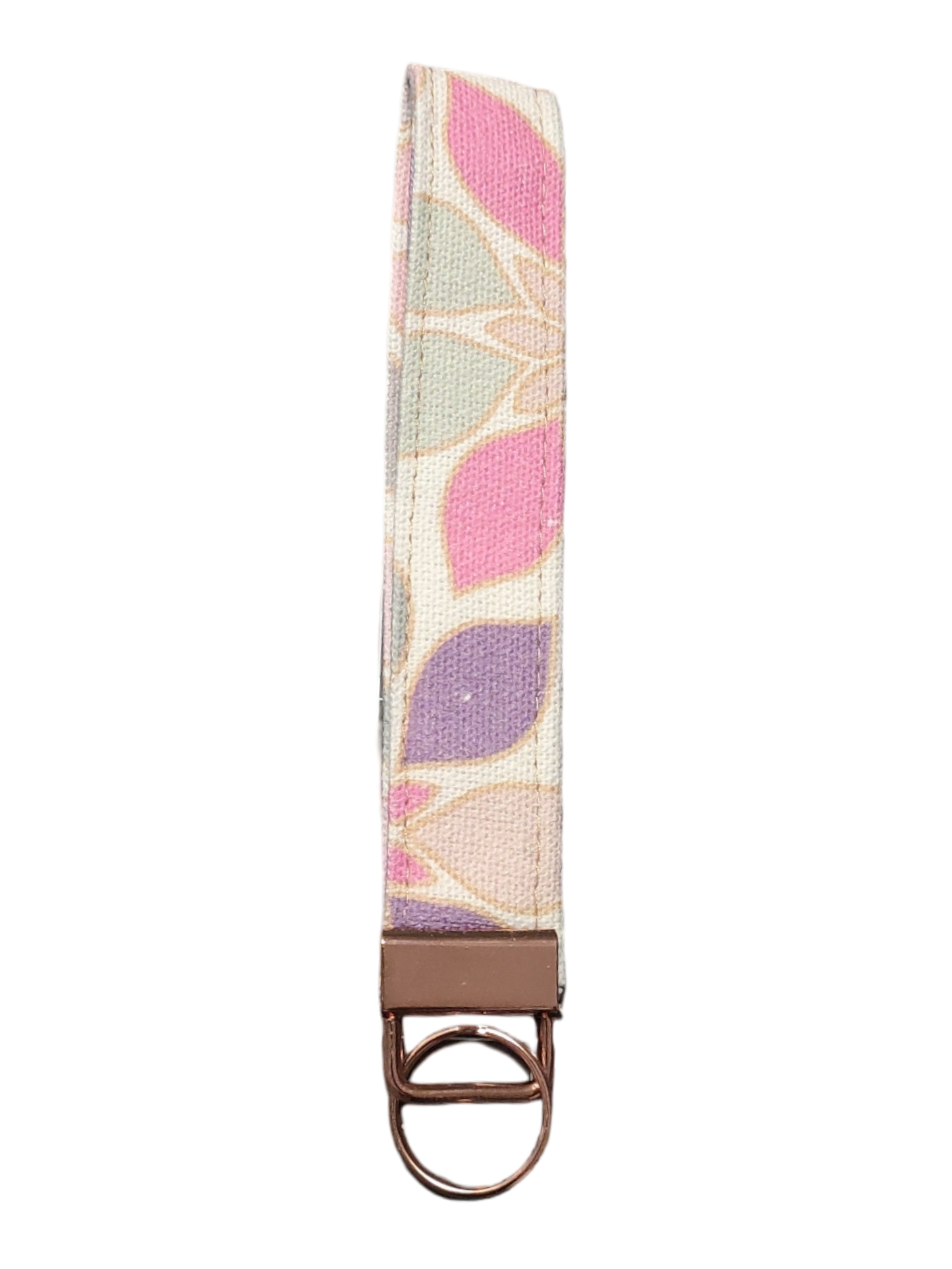 KEY WRISTLET Lavendar & Pink (7"x1" approx.)