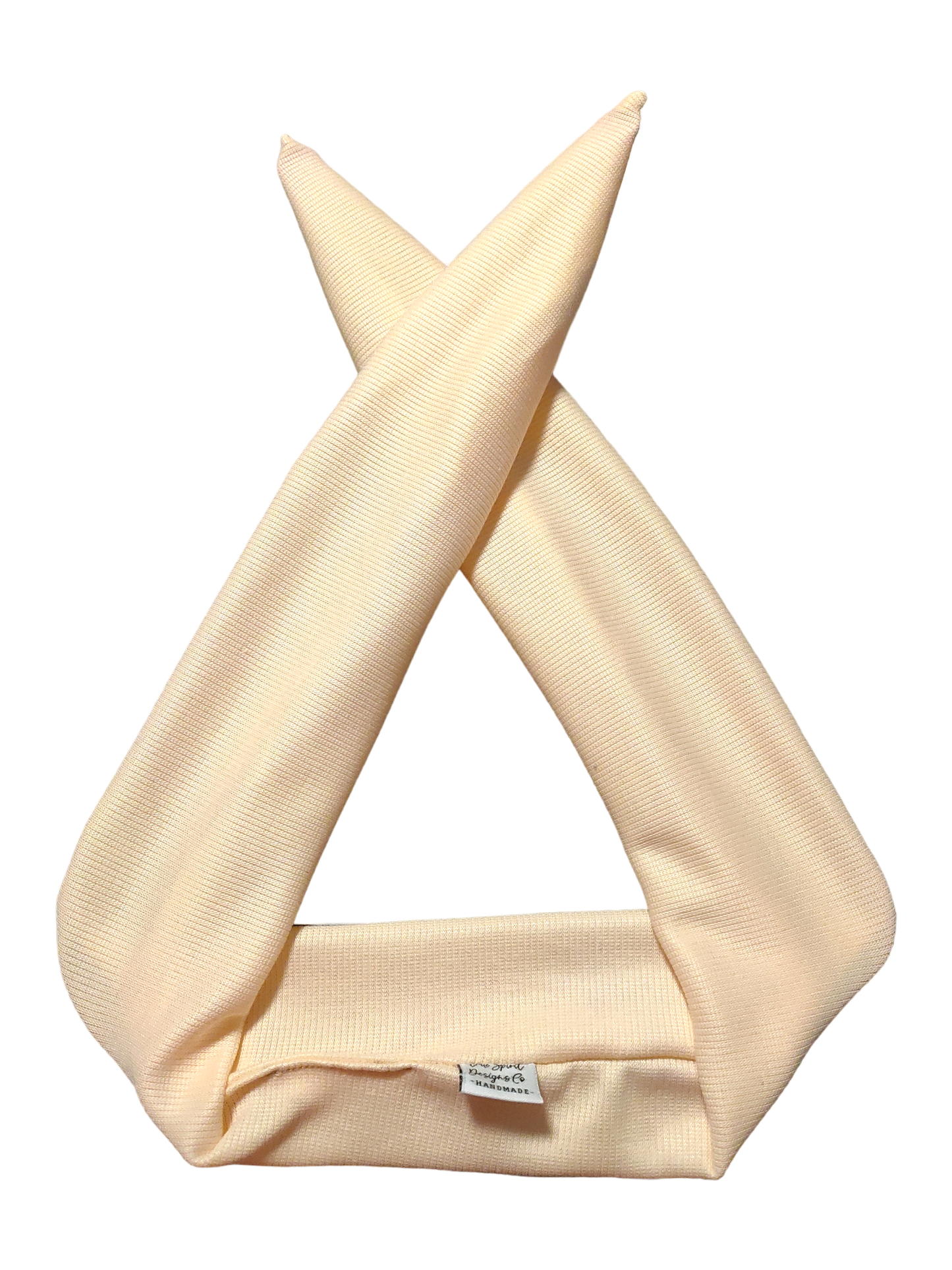 BETTY BOO BANDS™ WIRED HEADWRAP | Knitted Ribbed | Cream