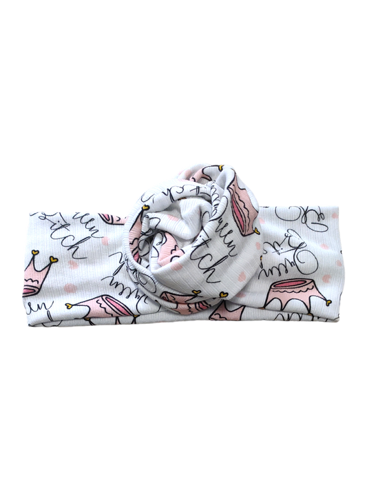 BETTY BOO BANDS™ WIRED HEADWRAP | 18+ Swear Band | Knitted Queen B*tch