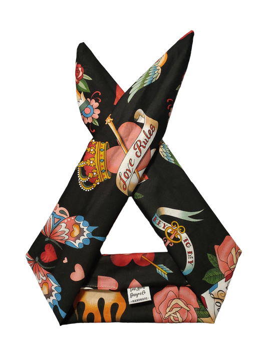 BETTY BOO BANDS™ WIRED HEADWRAP | Pinup Love | Black