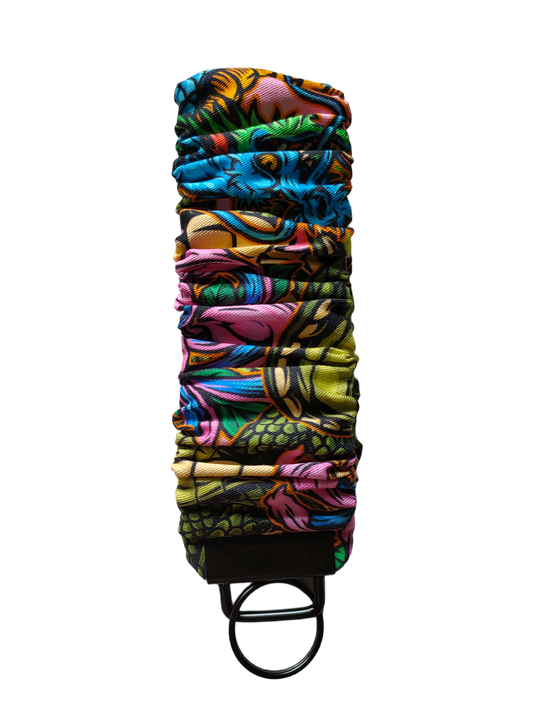 SCRUNCHIE KEY WRISTLET Tattoo Dragon