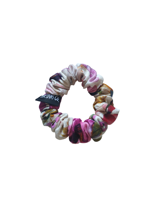 XS Linen Purple Floral Watercolour