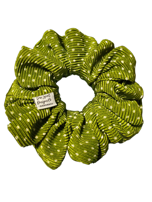 XXL Ribbed Jersey Green Dots
