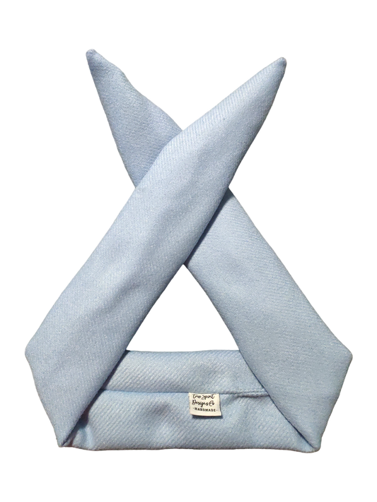 BETTY BOO BANDS™ WIRED HEADWRAP | Cashmere Wool | Sky Blue