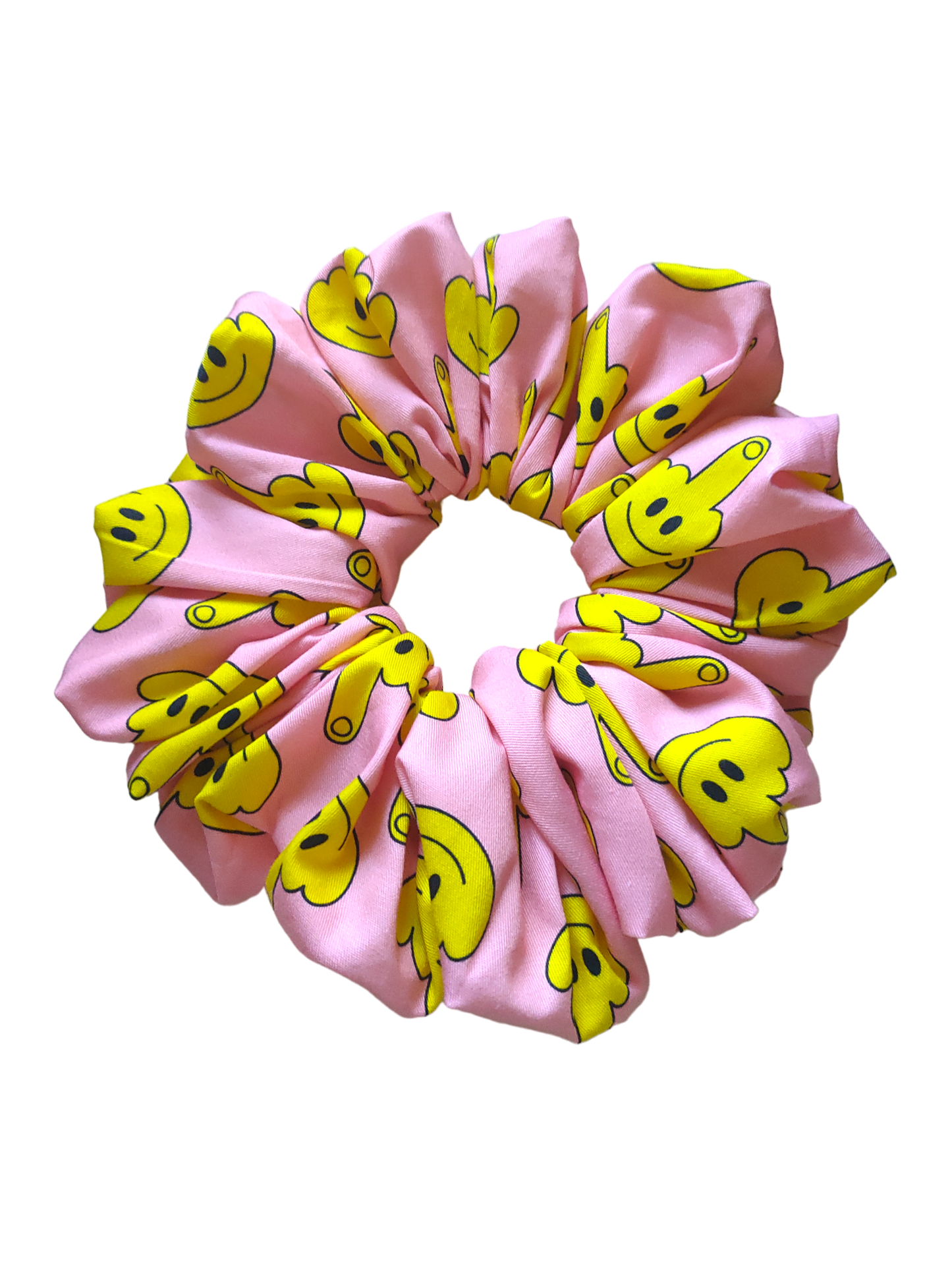 LARGE Yellow Middle Finger Pink