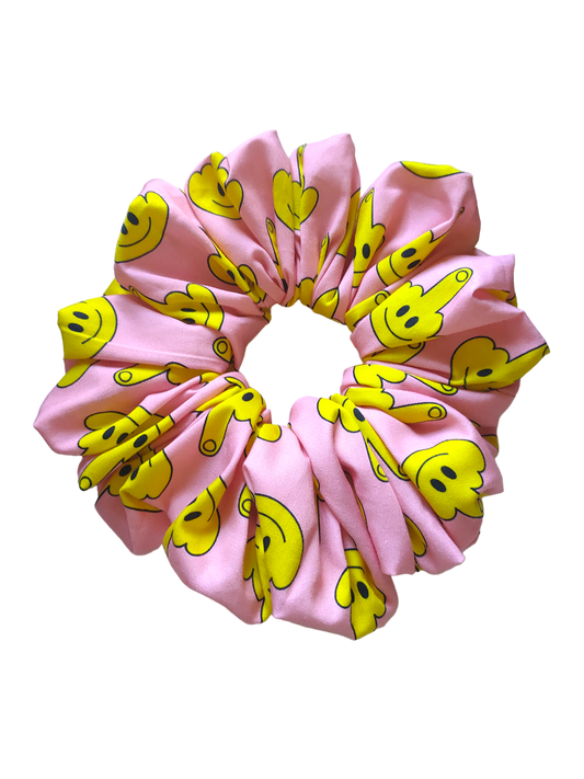 LARGE Yellow Middle Finger Pink