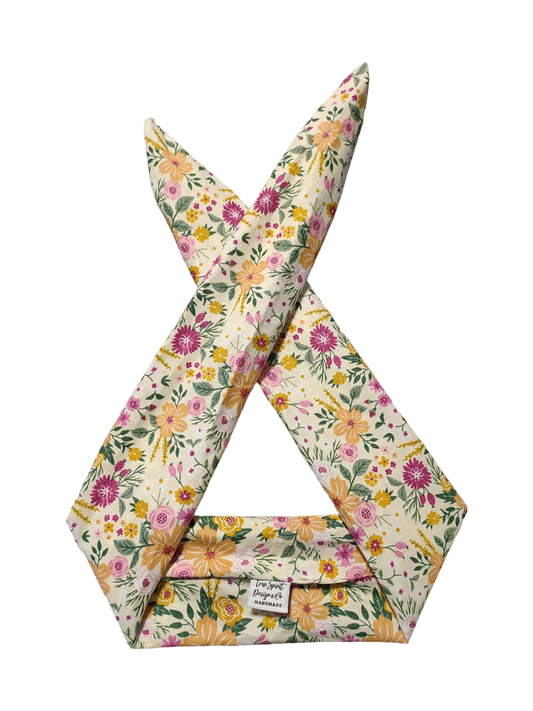 BETTY BOO BANDS™ WIRED HEADWRAP | Floral Bouquet | White