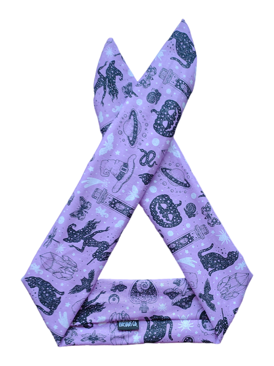 BETTY BOO BANDS™ WIRED HEADWRAP | Halloween | Witchy Purple