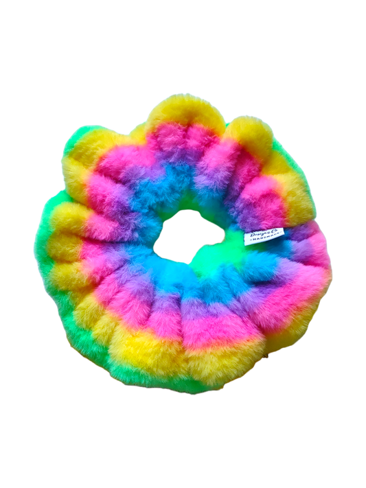 LARGE Fluffy Rainbow