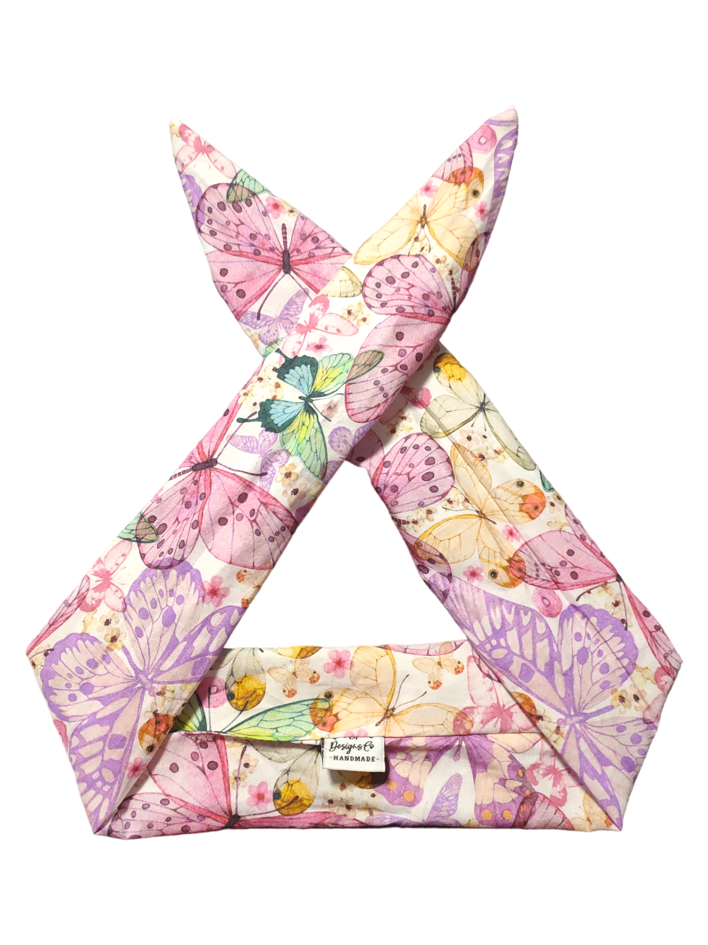 BETTY BOO BANDS™ WIRED HEADWRAP | Butterflies | Watercolour Pink & Purple
