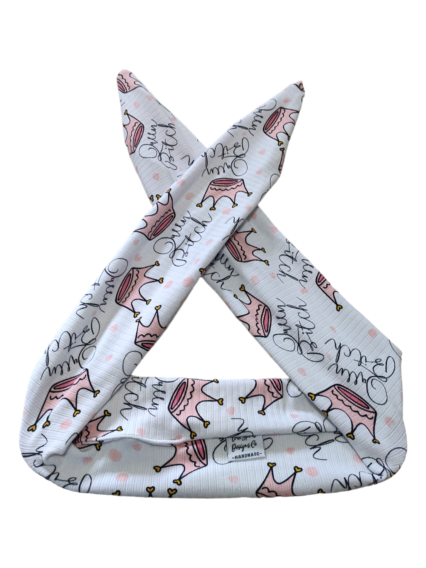 BETTY BOO BANDS™ WIRED HEADWRAP | 18+ Swear Band | Knitted Queen B*tch