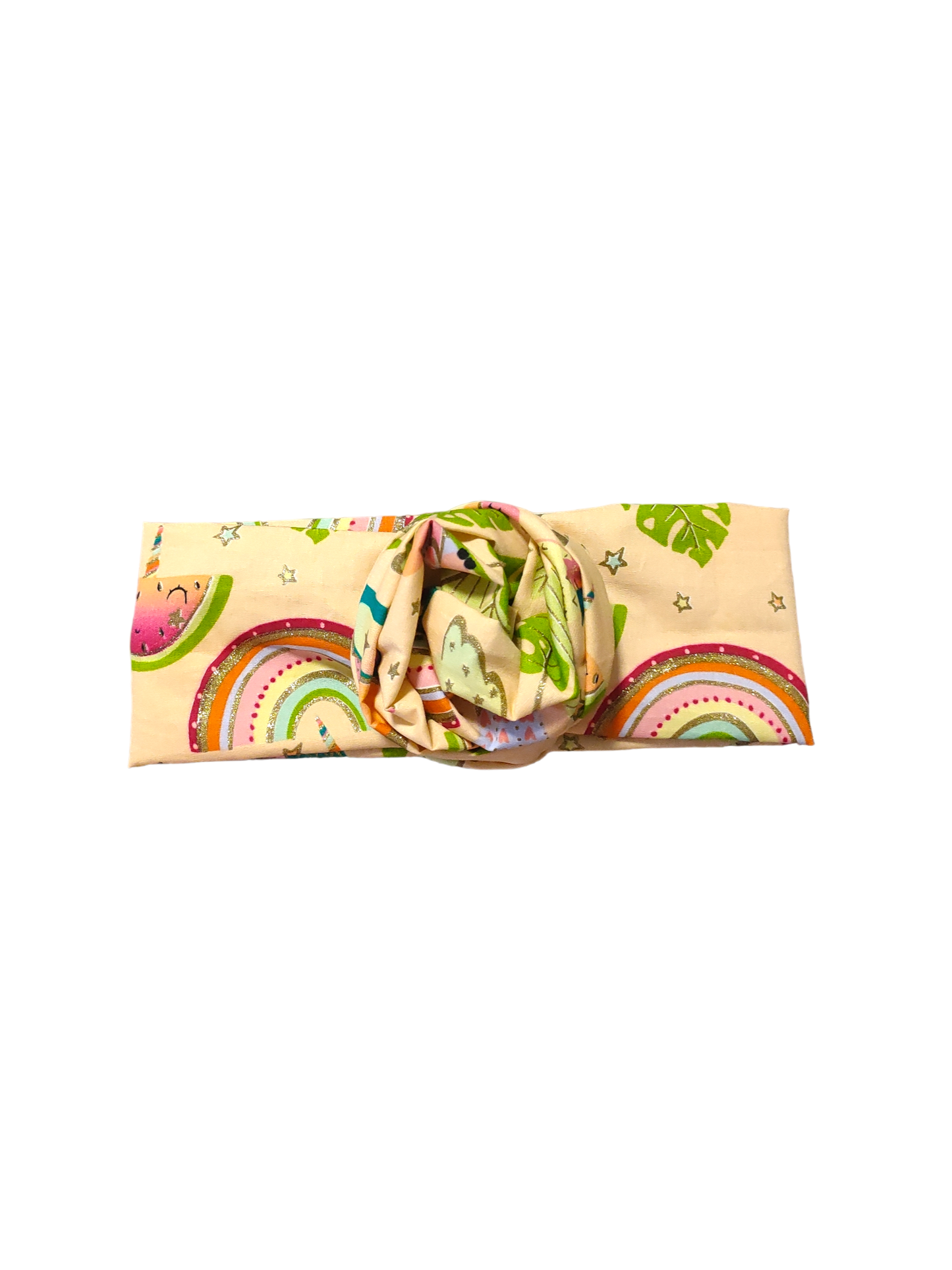 BETTY BOO BANDS™ WIRED HEADWRAP | Tropical Paradiso | Light Orange Cream