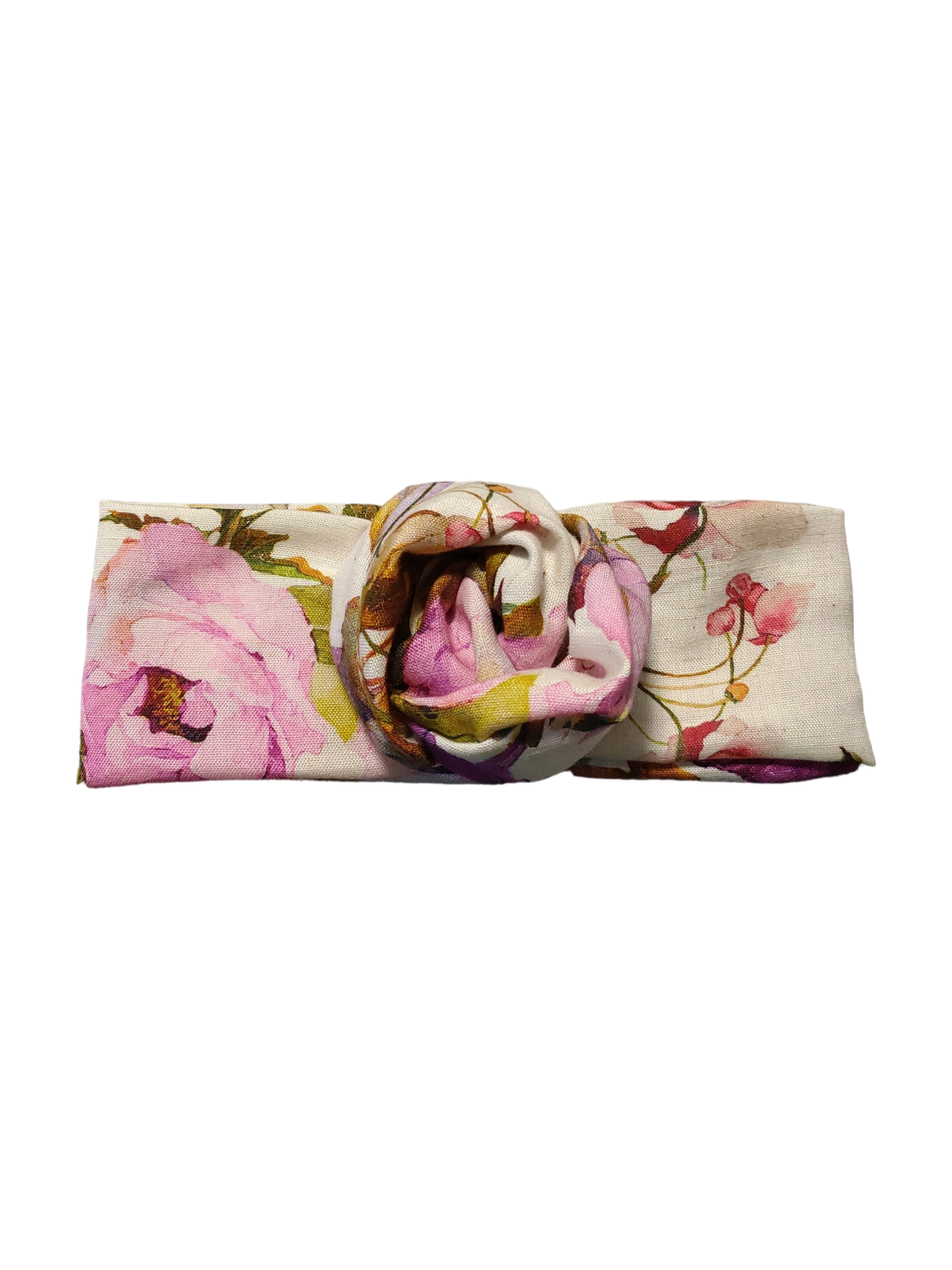 BETTY BOO BANDS™ WIRED HEADWRAP | Linen Watercolour Purple Floral