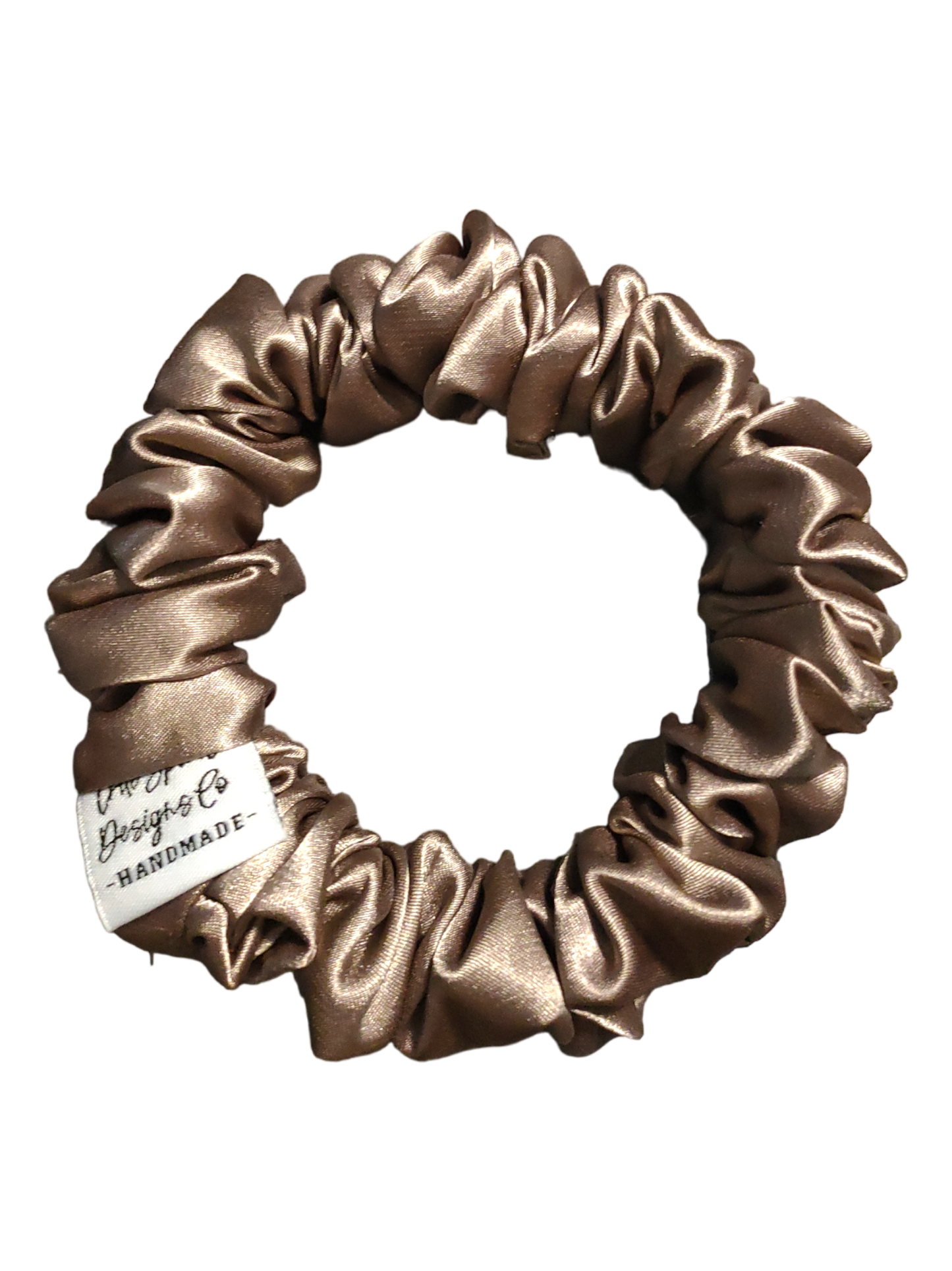 LARGE SKINNY Satin Mocha