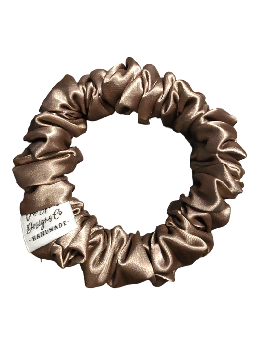 LARGE SKINNY Satin Mocha