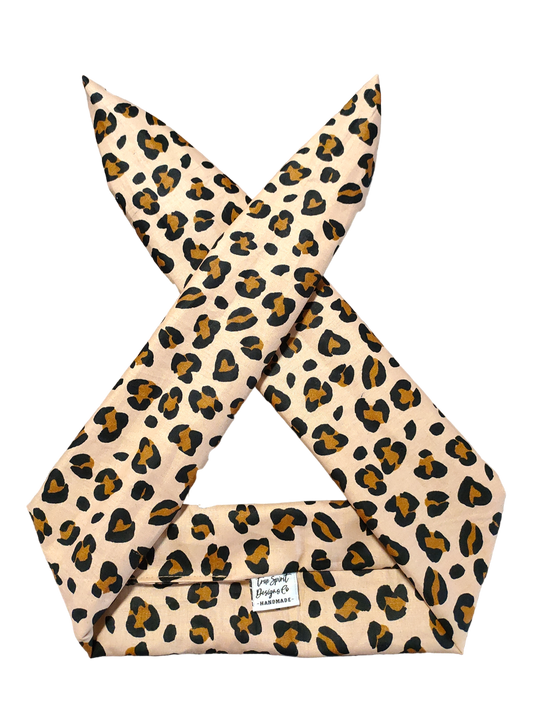 BETTY BOO BANDS™ WIRED HEADWRAP | Leopard | Natural