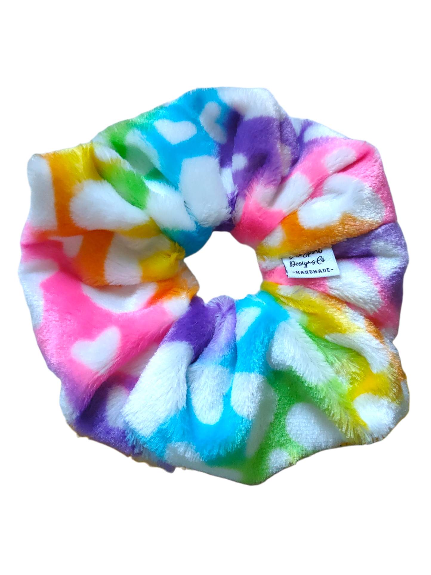 XXL Fluffy Rainbow Hearts