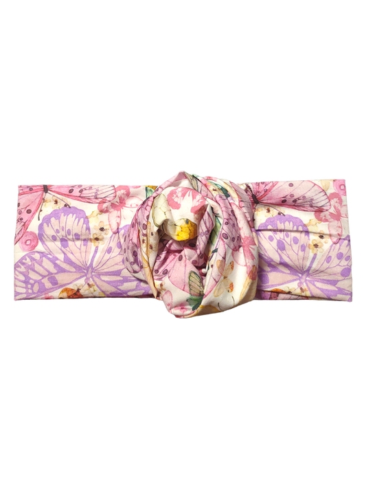 BETTY BOO BANDS™ WIRED HEADWRAP | Butterflies | Watercolour Pink & Purple