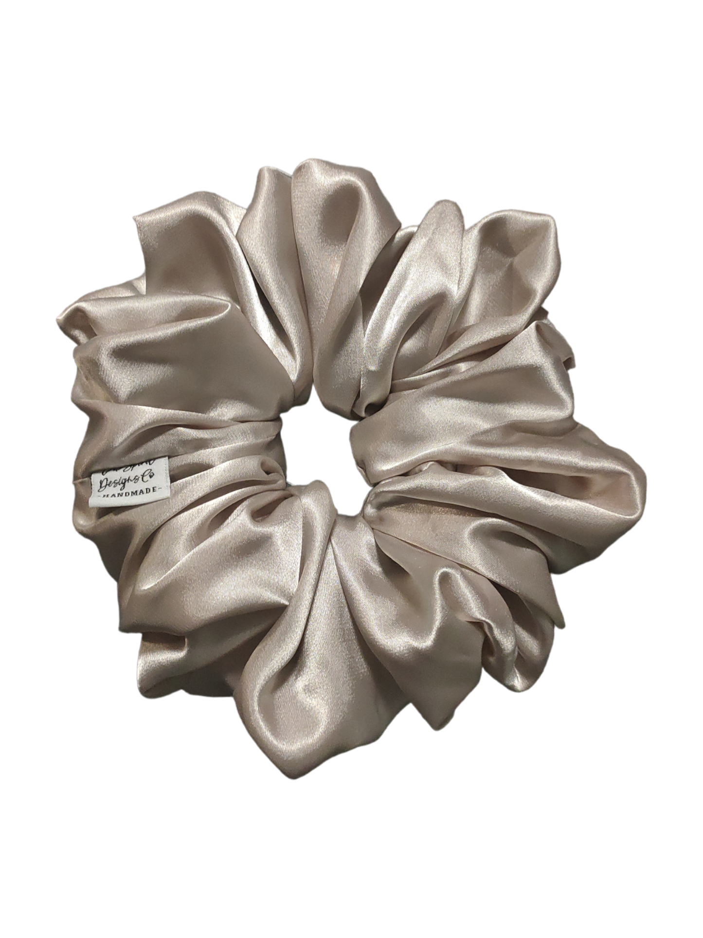 LARGE Satin White | Champagne