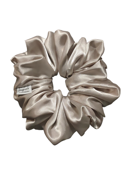 LARGE Satin White | Champagne