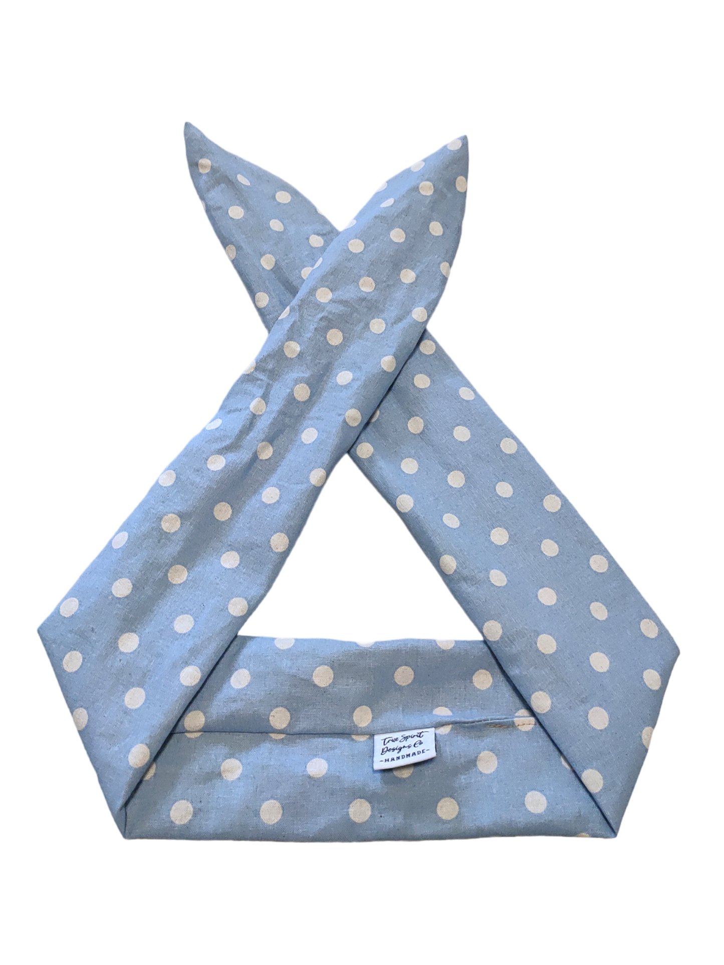 BETTY BOO BANDS™ WIRED HEADWRAP | Polkadot Vintage | Blue