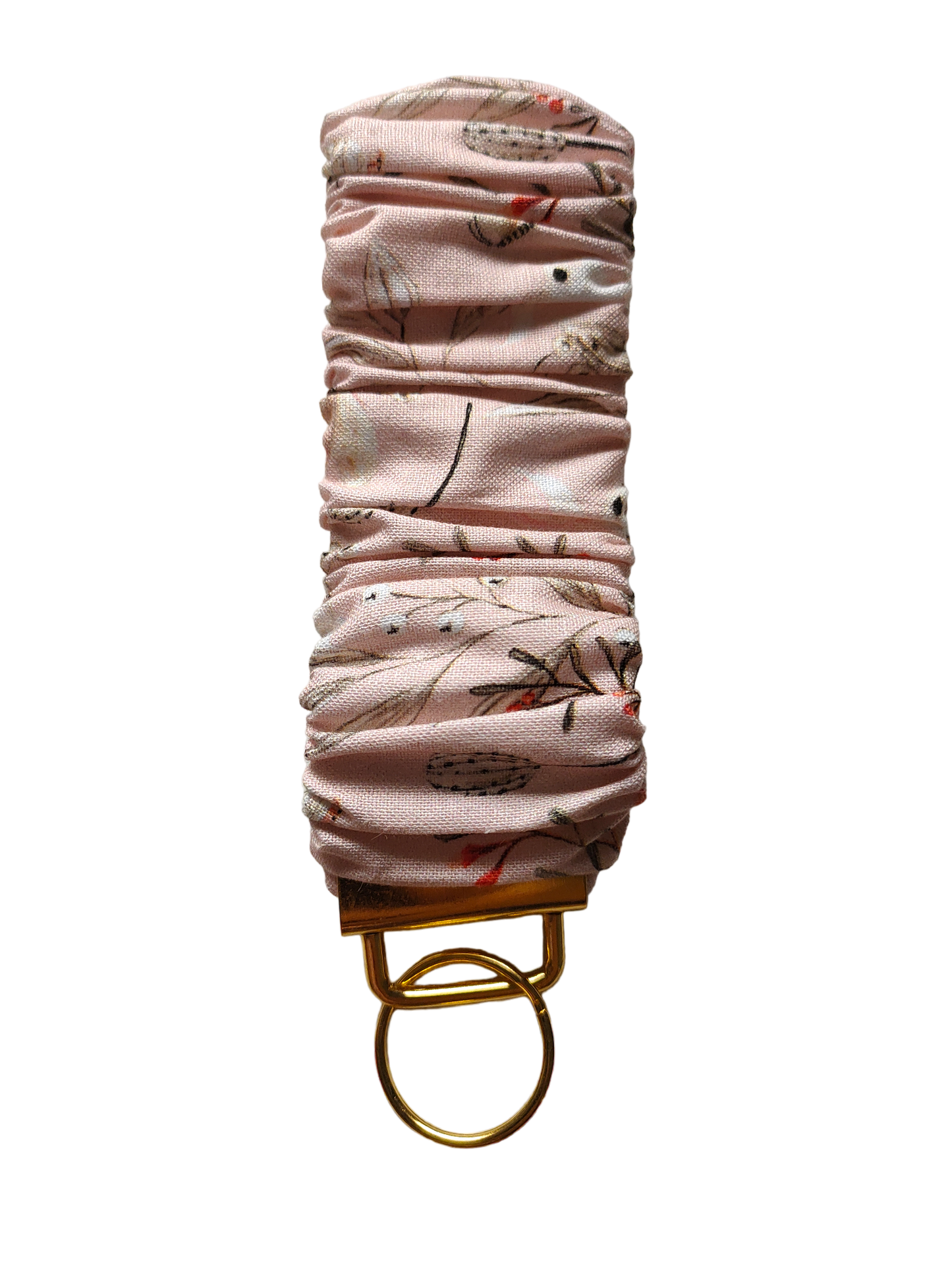 SCRUNCHIE KEY WRISTLET Bunnies Baby Pink