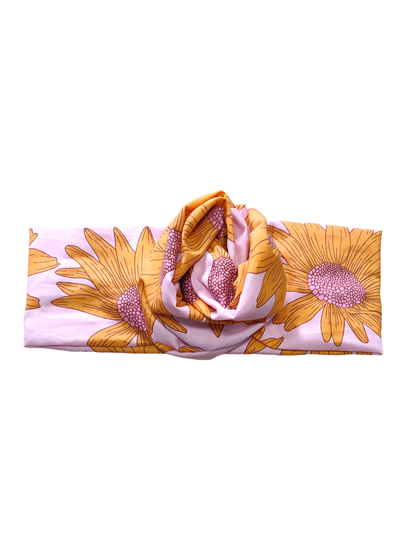 BETTY BOO BANDS™ WIRED HEADWRAP | Sunflowers | Baby Pink