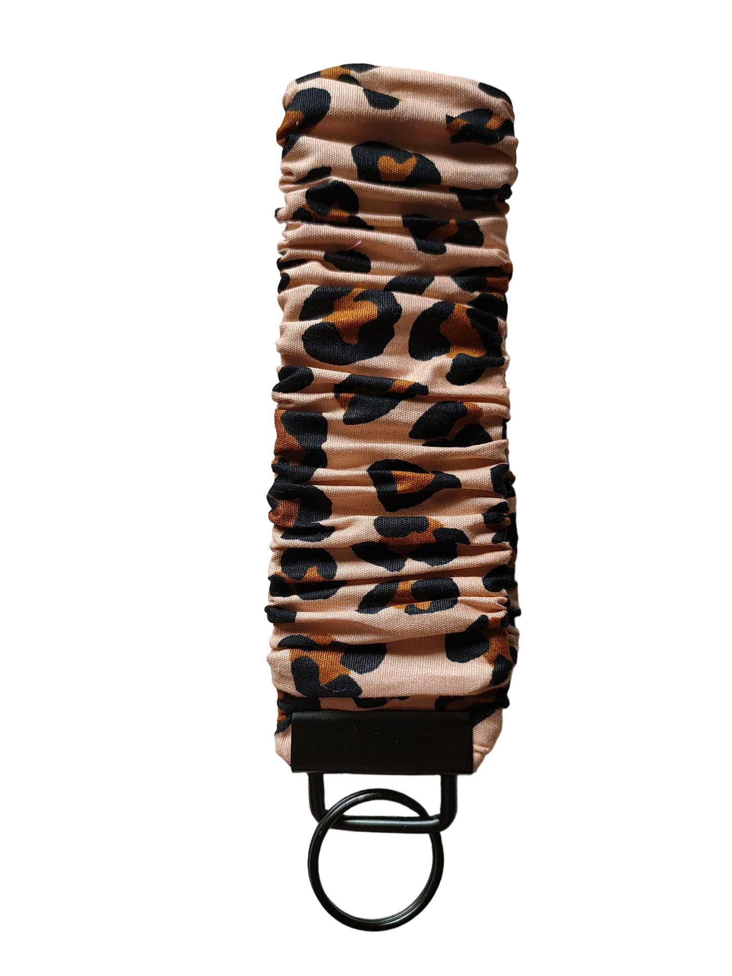 SCRUNCHIE KEY WRISTLET Leopard