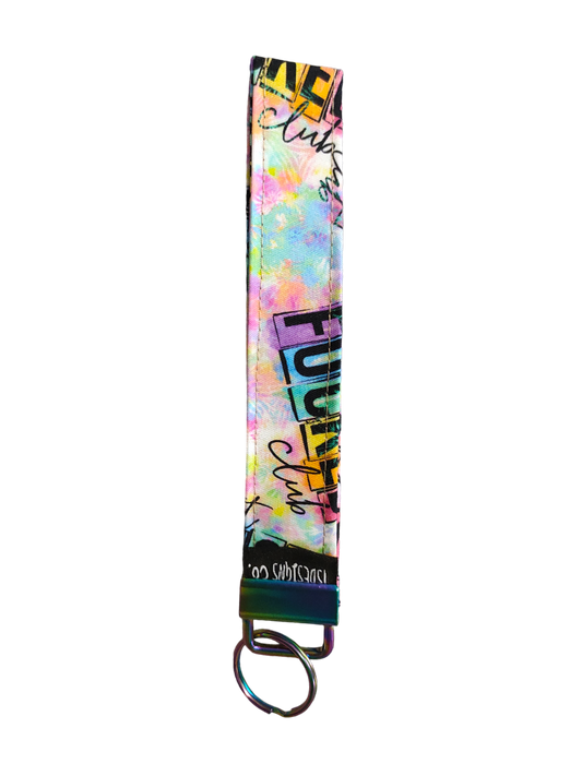 KEY WRISTLET Get F*cked Club (6"x1" approx.)