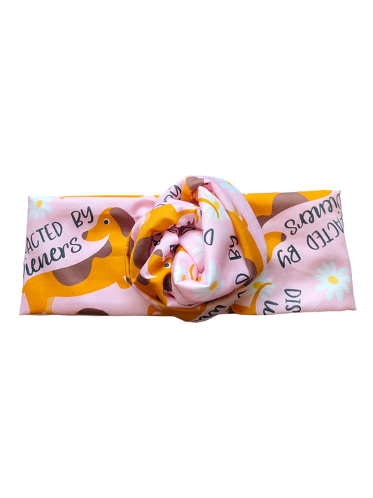 BETTY BOO BANDS™ WIRED HEADWRAP | 18+ Swear Band | Distracted by Weiners