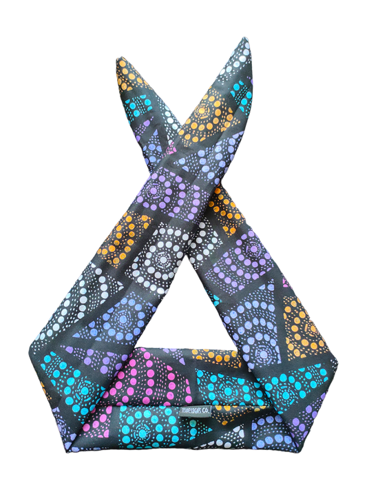 BETTY BOO BANDS™ WIRED HEADWRAP | Water Dream Dot Art