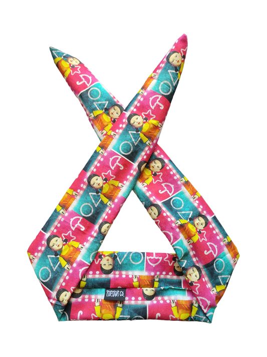 BETTY BOO BANDS™ WIRED HEADWRAP | Korean Game Inspired | Pink & Green