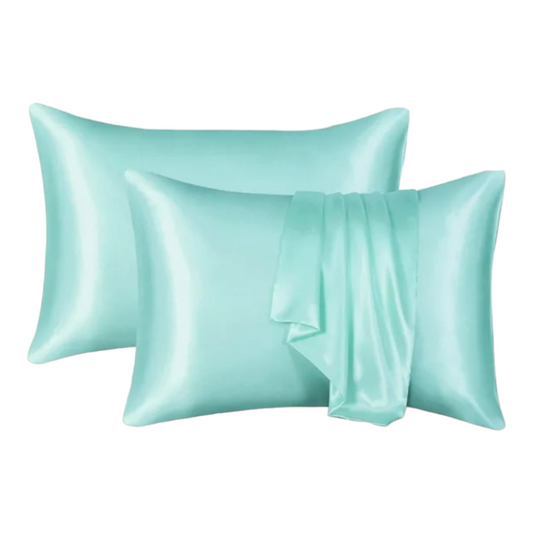 PILLOWCASE Satin Silk Aqua Teal | 1 pc
