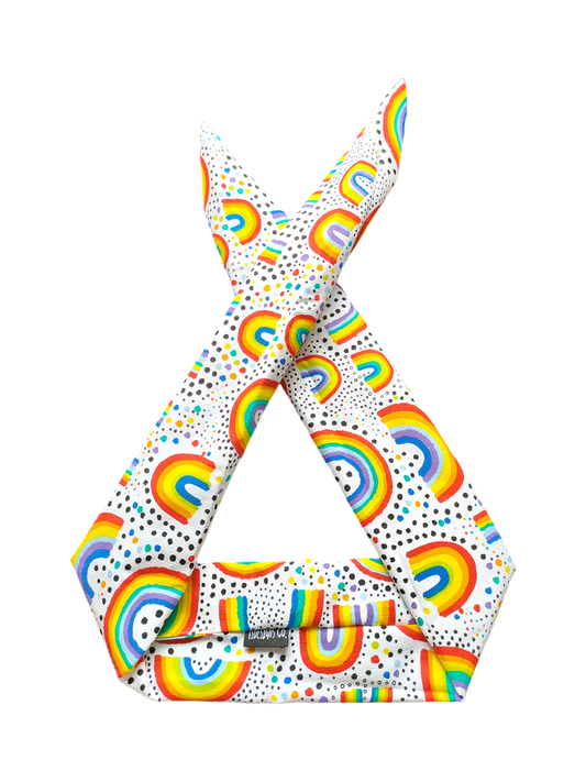 BETTY BOO BANDS™ WIRED HEADWRAP | Rainbows & Dots