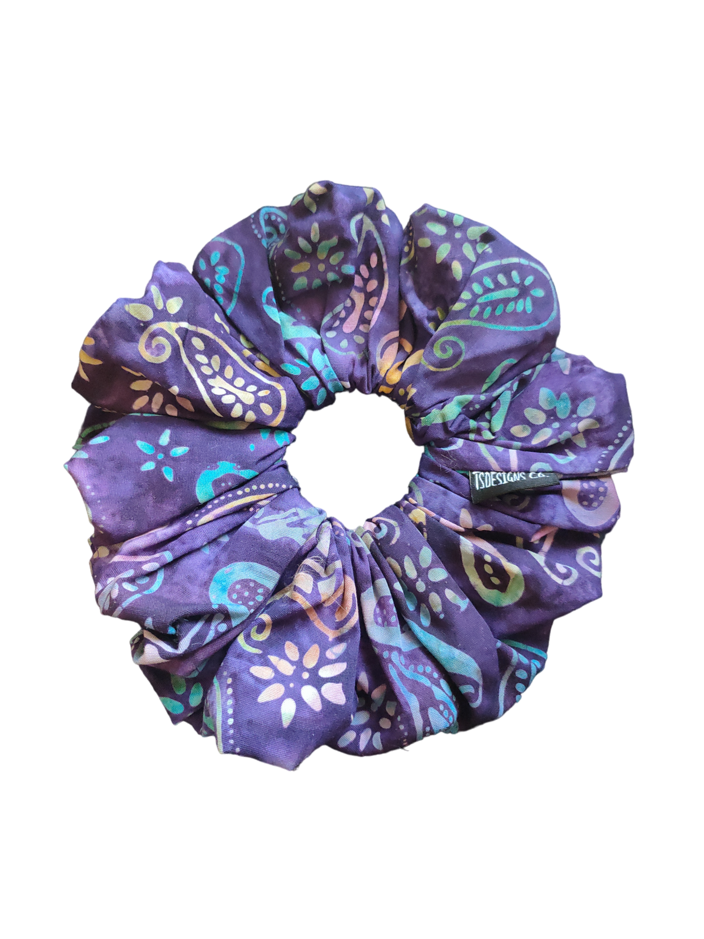 LARGE Purple Yogi Paisley