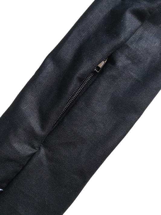 BETTY BOO BANDS™ WIRED HEADWRAP | + ZIP POCKET | Cotton Black