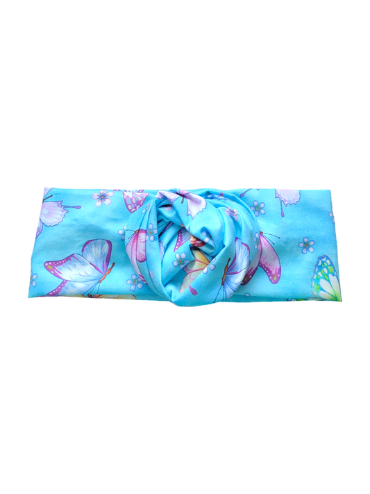 BETTY BOO BANDS™ WIRED HEADWRAP | Butterfly | Sky Light Blue