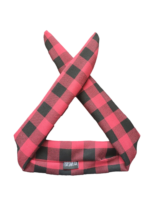 SMALL | BETTY BOO BAND™ Gingham | Red & Black