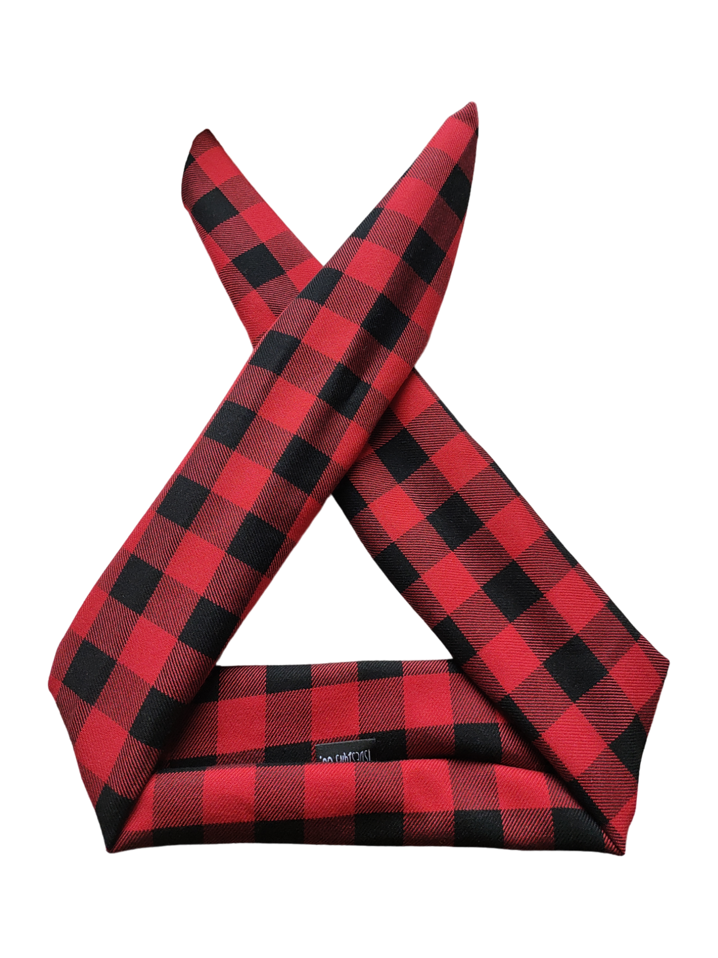 BETTY BOO BANDS™ WIRED HEADWRAP | Gingham | Knitted Red & Black