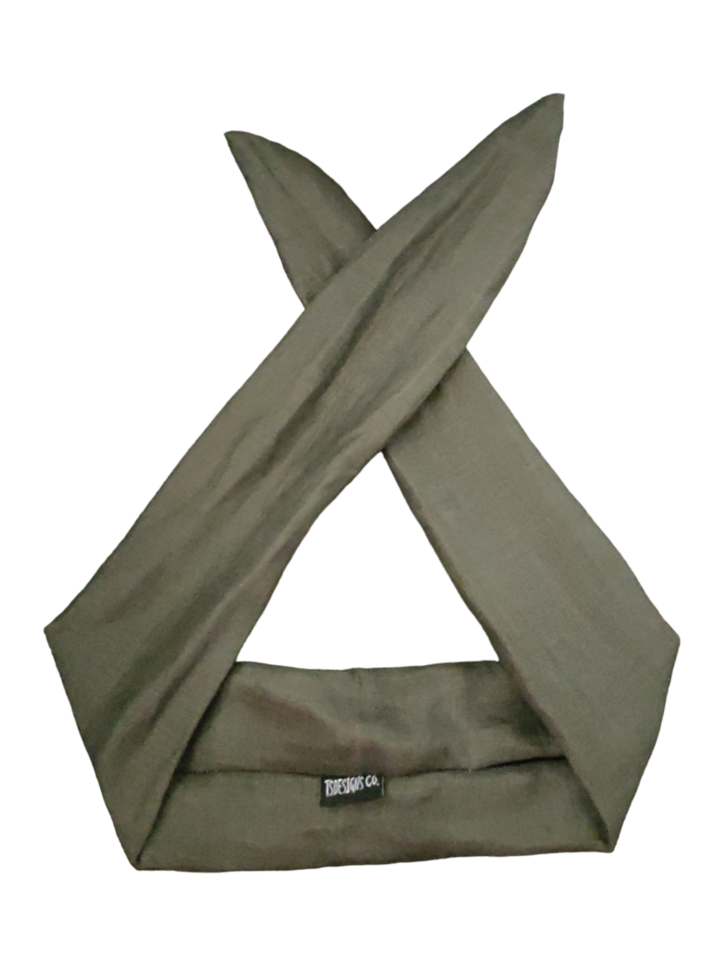 BETTY BOO BANDS™ WIRED HEADWRAP | + ZIP POCKET | Linen Army Green