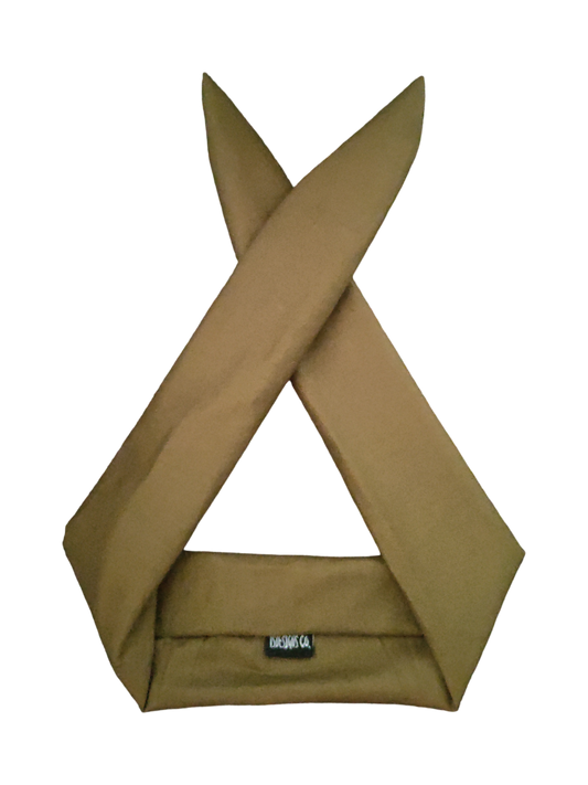 BETTY BOO BANDS™ WIRED HEADWRAP | + ZIP POCKET | Olive Green