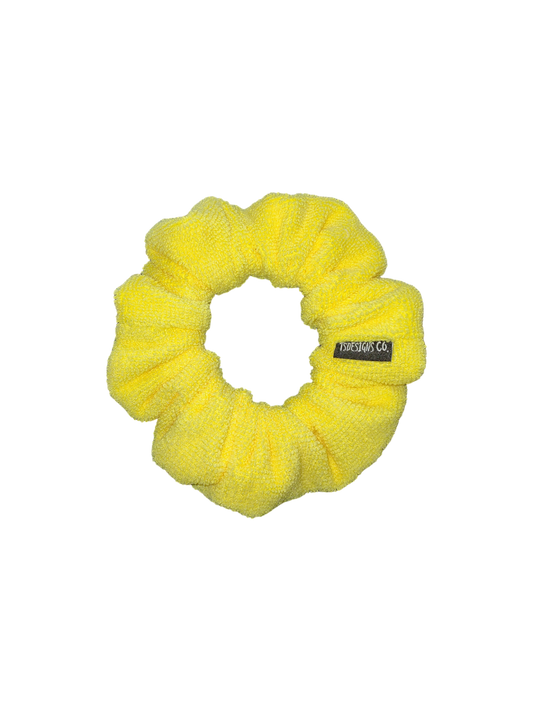 MINI TOWEL SCRUNCHIES | Yellow