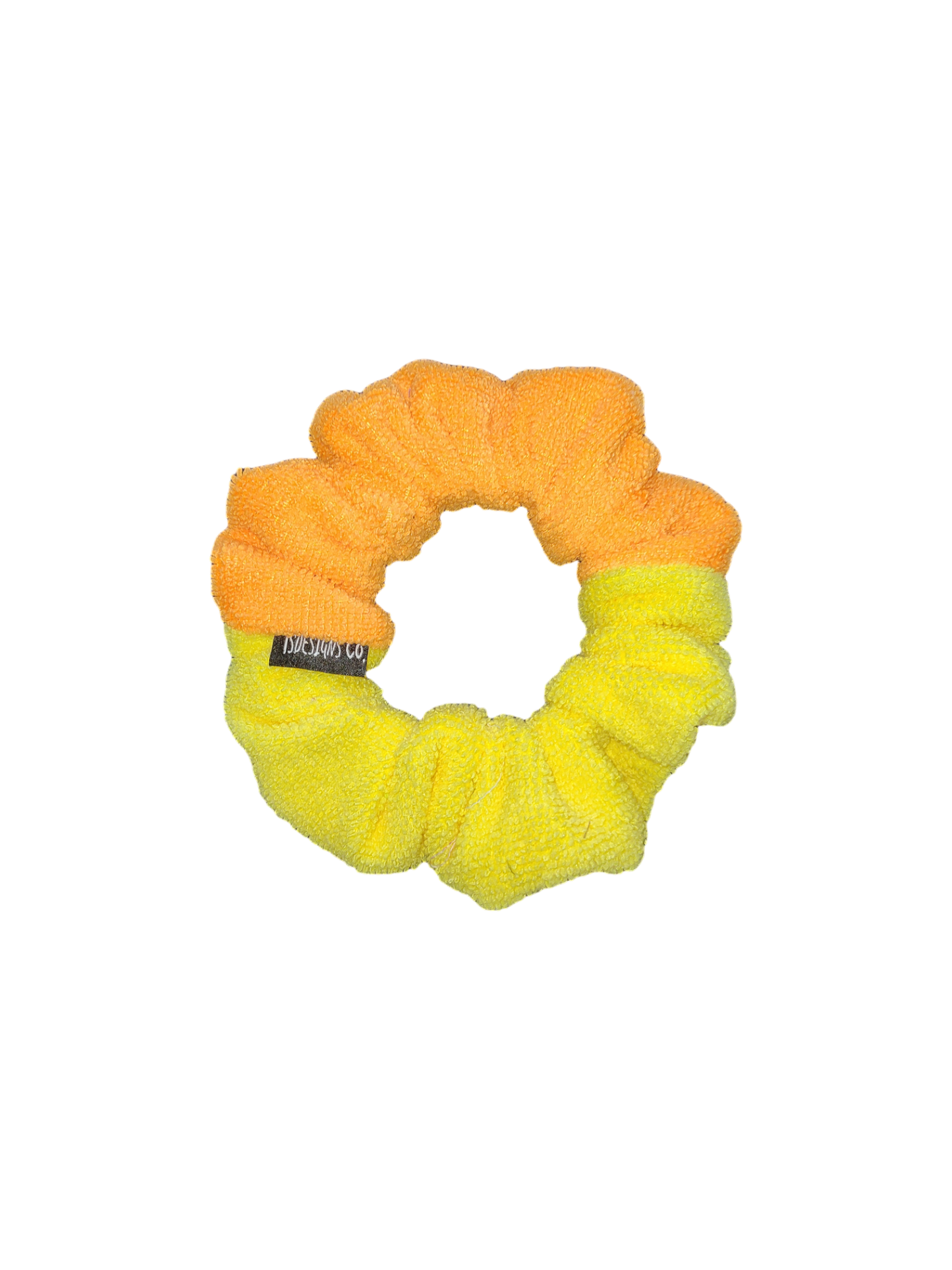 MINI TOWEL SCRUNCHIES | Orange + Yellow