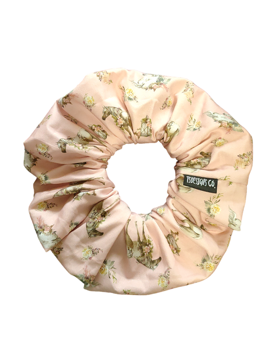 LARGE Horses & Flowers | Pink