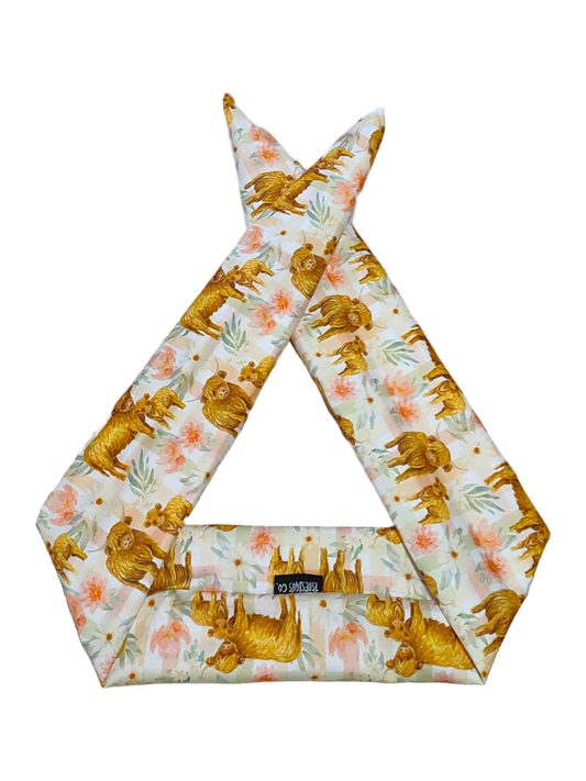 BETTY BOO BANDS™ WIRED HEADWRAP | Highland Cows | Mum & Baby