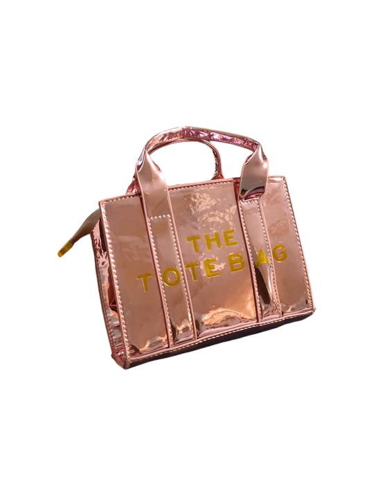 SMALL BAG Totebag Style | Chrome Metallic Pink