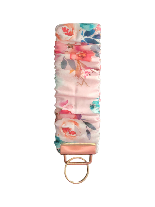SCRUNCHIE KEY WRISTLET Swear | F*ck this Sh*t | Pink Floral