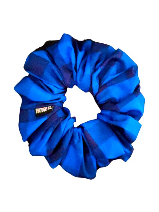 LARGE Gingham | Blue & Black