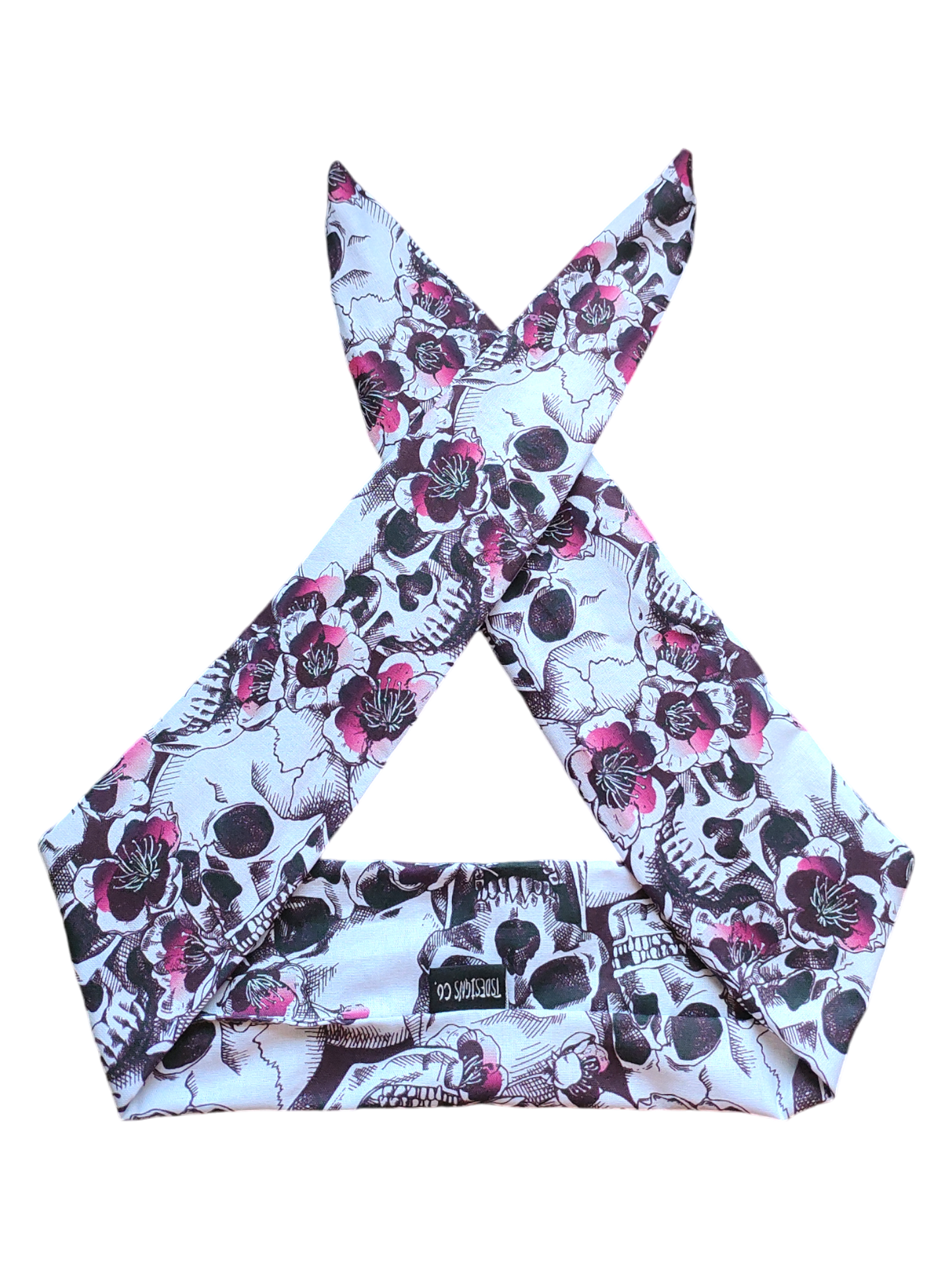 BETTY BOO BANDS™ WIRED HEADWRAP | Skulls & Flowers